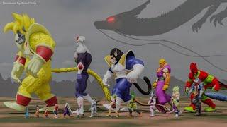 Dragon Ball Size Comparison 3D | 3D Animation Size Comparison