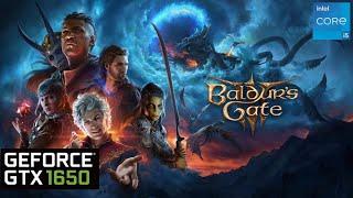Baldur's Gate 3 GTX 1650 FPS TEST |  GTX 1650 Benchmark 1080p ALL Settings