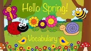 SPRING VOCABULARY / HELLO SPRING / SPRING FLASHCARDS