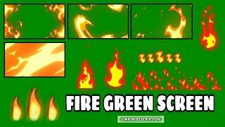 FIRE GREEN SCREEN ANIMATION NO COPYRIGHT