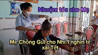 448.Mẹ chồng vừa bán heo gửi qua wechat cho Nhi 1 nghìn tệ xài Tết .Mua thuốc nhuộm tóc cho mẹ .