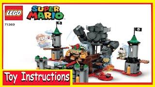 Bowser's Castle Boss Battle -  71369 ( Lego Building instructions)  @BrainyNerd