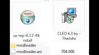 ¿Como instalar cleo4.3 + Modloader + Samp + Sampfuncs? (No da crash) || TheJohx