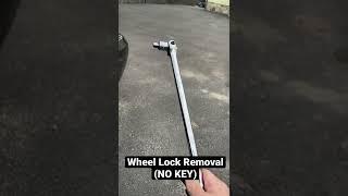 Remove a Wheel Lock WITHOUT The Wheel Lock Key #thetruth #cobra #wheels