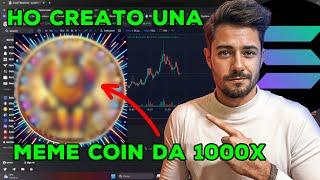 Come Creare e Vendere la tua Crypto Meme Coin su Solana  (MENO di 5 minuti)