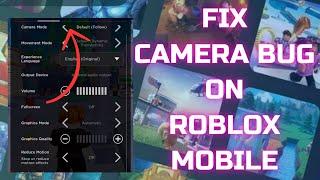 FIX Camera BUG in Roblox Mobile (2023)