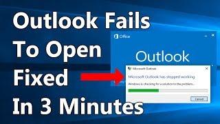 [FIXED] Microsoft Outlook has stopped working
