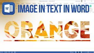 How to put image  inside text in Microsoft Word (Tutorial)