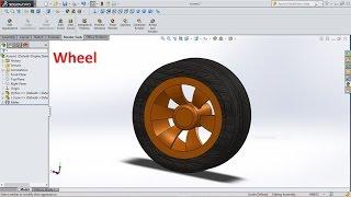 SolidWorks Tutorial Sketch Wheel