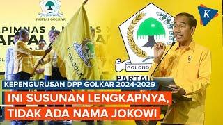 Tidak Ada Nama Jokowi dan Gibran, Berikut Susunan Lengkap Pengurus Partai Golkar 2024-2029