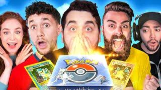 30 PokeTubers Open a VINTAGE Box of Pokemon Cards!