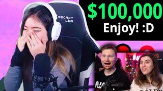 Задонатил $100,000 Стримерам с 0 Зрителей | РЕАКЦИЯ на MrBeast