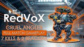 War Robots | Cruel Angler MK2 Full Match Gameplay with Blight & Decay Weapons | RedVoX WR