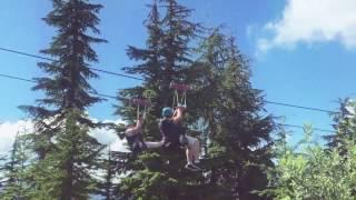 Zip lining in Vancouver