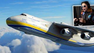 FLYING THE BIGGEST PLANE IN THE WORLD (Antonov AN-225 MRIYA) - Microsoft Flight Simulator