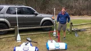 Pumping up the iSUP (Hand pump vs. Electric Car Pump)