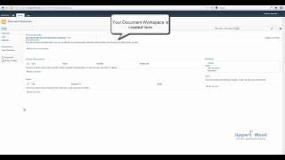 How to Sharepoint: How to create Document Workspace in SharePoint Foundation 2010