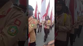 Estafet Tunas Cikal Ke ibu Kota #pramuka #indonesia #police