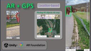 Location based AR with Unity3D - GPS & Google Maps API