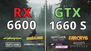 RX 6600 VS GTX 1660 SUPER - TEST IN 1080p 1440p