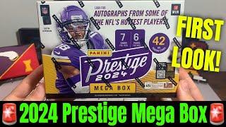 *FIRST LOOK At The 2024 Prestige Football Mega Box* $45 Per Box For 3 #'d Cards & More!