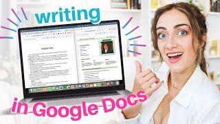 How to Write a Novel in Google Docs
