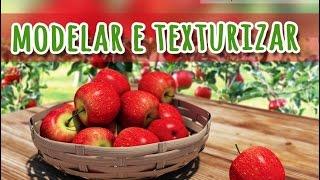 Como Modelar e texturizar maçãs no 3ds Max