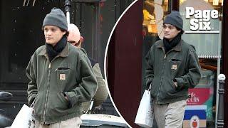 Johnny Depp’s look-alike son Jack, 22, spotted out in Paris in rare sightings over the holidays