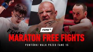 MARATON FREE FIGHTS PRZED FAME 15: m.in. Crusher, Muran, Xayoo | Powtórki walk