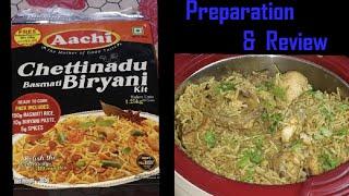 Aachi Chettinadu Biryani Preparation & Review |JUST FOR YOU JFU