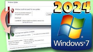 How to Fix Windows 7 Update Error 80072efe 2024