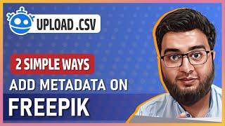 Freepik Contributor: How to Make and Upload .CSV file on freepik