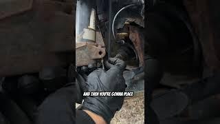 Stuck Steering Knuckles? Try This Mechanic Trick! #mechanic