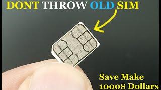 Don't Throw Your Old Sim Card Get Free Internet Wifi