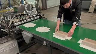 Комплект полуавтоматического оборудования для производства картонных коробок