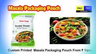 Custom Printed Masala Powder Packaging Pouch