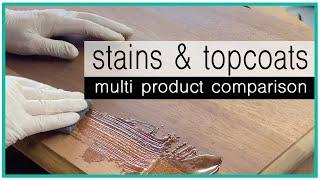 My TOP 6 STAINS & TOPCOATS for furniture refinishing / flipping