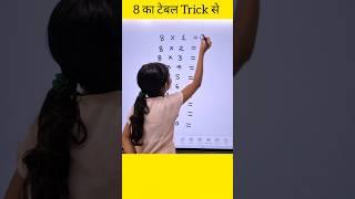 8 ka table with easy trick | Table of 8 | 8 का टेबल कैसे लिखे | 8 ka pahada #tabletrick #explain4u