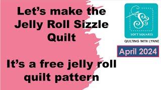 Make a Free Fast and Easy Quilt called Jelly Roll Sizzle. Check out 2 bonus projects I made from it.