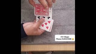 F21 Magic Trick 668 - 8s 4 of a kind all turned face down #shorts #magic