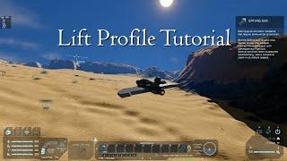 Space Engineers Aerodynamic Physics - Lift Profile Tutorial