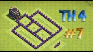 clash of clans - растановка для базы 4 тх сохранка ресурсов #7