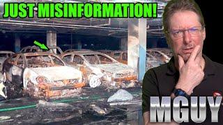 EV fire risk in car parks branded MISINFORMATION | MGUY Australia