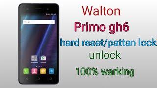 How to Walton primo gh6 hard reset।walton primo gh6 factory data remove 2021