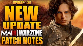 All NEW UPDATE PATCH NOTES! (Warzone & MW3 Update 1.36)