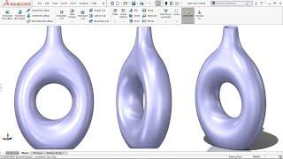 Exercise 88: How to make a 'Hole Vase' in Solidworks 2018