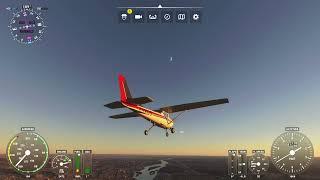 Пирамиды Гизы. С высоты птичьего полета. Microsoft Flight Simulator.