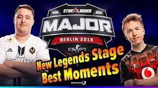 CS:GO - The New Legends Stage Best Moments - StarLadder Berlin Major Highlights