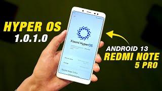 Hyper OS 1.0.1.0 Update For Redmi Note 5 Pro | Android 13 | Depth Wallpaper | Full Detailed Review