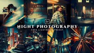 Night Photography Preset | Lightroom Mobile Preset Free DNG | street photography | lightroom presets